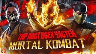 ТИР-ЛИСТ ВСЕХ ЧАСТЕЙ MORTAL KOMBAT