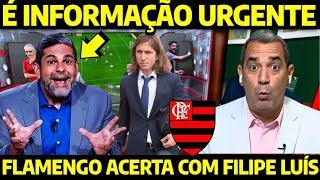 TITE DEMITIDO OFICIALMENTE! JOÃO GUILHERME CRAVA ACERTO COM FILIPE LUÍS! NOTICIAS DO FLAMENGO HOJE