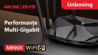 #DescoperaMercusys | MR90X: Router Wi-Fi 6 AX6000 8-Stream