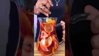 Red Party Sangria  Cheers ! #youtubeshorts #cocktail #mallu #shorts