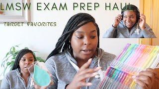 LMSW EXAM PREP HAUL | Social Work School Supplies + Study Essentials Haul (Target Favorites)