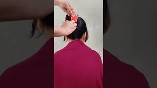 claw clip hair design very simple and easy to do plz like and subscribe #ytshorts #clawclips #viral