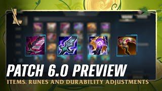 Wild Rift - Patch 6.0 Preview - Summoner Spells, items, runes and Durability Upgrades