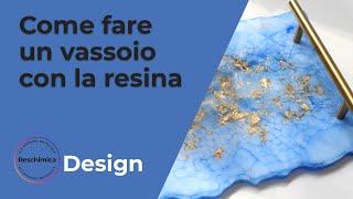 Come fare un vassoio con la resina epossidica