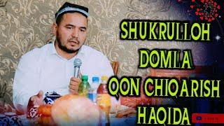 SHUKRULLOH DOMLA "QON CHIQARISH" HAQIDA  ШУКРУЛЛОХ ДОМЛА "КОН ЧИКАРИШ" ХАКИДА