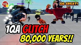 1qa glitch takes 80,000 years!!! ⏳ | Roblox Muscle Legends 