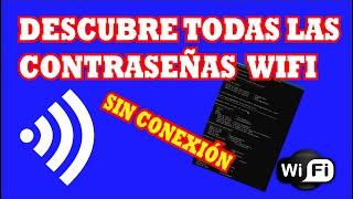 CÓMO SABER LA CLAVE DE MI WIFI DESDE MI PC (WINDOWS 10) SIN ESTAR CONECTADOS 2022