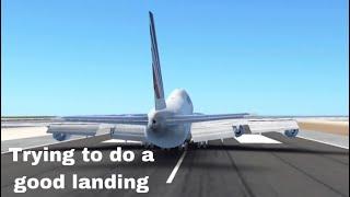 Trying to do good landings