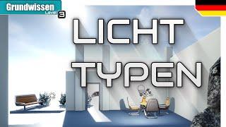 UE4 LICHT FÜR ANFÄNGER | UE4 Light Types German | Lighting Basics German | UE4 Tutorial Deutsch #48