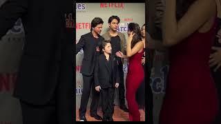 Why did Aryan Khan looked angry at the Archie's premier  #shorts #srk #archies