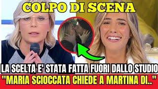 ANTICIPAZIONI UOMINI E DONNE - LA SCELTA È STATA FATTA FUORI DALLO STUDIO.." MARIA RIVELA A TUTTI CH