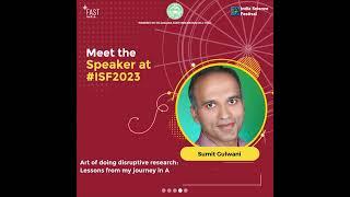 Next in our speakers for #ISF2023 | India Science Festival