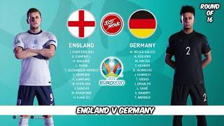 UEFA Euro 2020 | England v Germany | Round of 16 | PES 2021