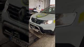 Установка лебедки на Renault Duster и кенгурятников от тюнинг-ателье VNEDOROGNIK.UA