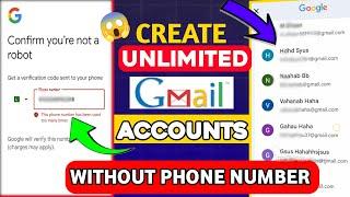 How to create gmail account without phone number | Create Gmail account without phone number