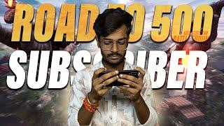 ROAD TO 500 SUBSCRRIBER || BGMI LIVE WITH MR GROZA #shortsfeed #shorts