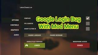 HOW TO LOGIN TO OXIDE MOD MENU WITH GOOGLE PLAY SERVICES #oxide