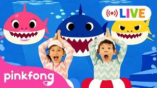 [LIVE] Las Mejores Canciones Infantiles para Cantar y Bailar | Pinkfong Baby Shark en español