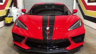 C8 Corvette full vehicle clear bra installation