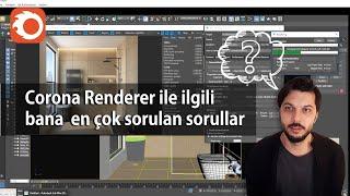 3dsmax Corona Renderer- En Çok Sorulan Sorular (Render Pass ve Denoising)