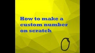 How to make a custom counter in scratch