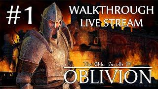 The Elder Scrolls IV: Oblivion прохождение игры - Часть 1 [LIVE]