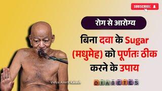 बिना दवा के Sugar (मधुमेह) को पूर्णतः ठीक करने के उपाय || आचार्य श्री विद्यासागर जी महाराज