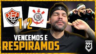 VAI ACEITANDO O MANJUBÃO HOLANDÊS MEMPHIS! - VITORIA 1X2 CORINTHIANS