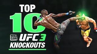 EA SPORTS UFC 3 - TOP 10 UFC 3 KNOCKOUTS - Community KO Video ep. 6