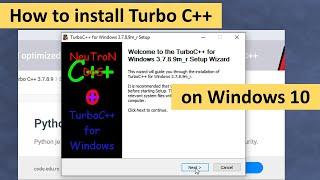 How to Install Turbo C++ on Windows 10