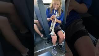 Final Countdown (bus performance) #trumpet #music #cool