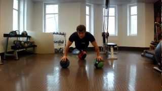 Medicine Ball Squats & Push-ups with Vitaly Subbotin @ Hard Candy Fitness Moscow