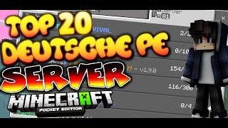 ️ XXL Top 20 DEUTSCHE Minecraft PE SERVER!「MCPE DEUTSCH MULTIPLAYER SERVER」- StyloHD