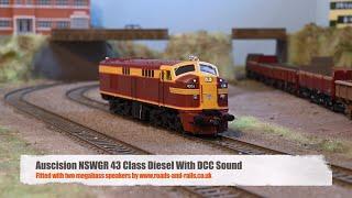 Auscision NSWGR 43 Class Diesel With DCC Sound And Two Megabass Speakers