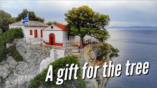 A GIFT FOR THE TREE - the church on the rock from Mamma Mia