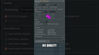 Meine Export Settings | FL Studio