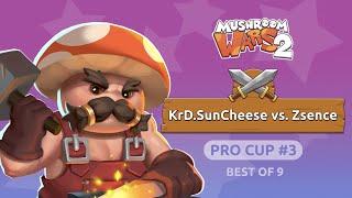 KrD.SunCheese vs. Zsence | Pro Cup #3 | Mushroom Wars 2