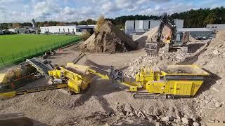 Impianto Frantumazione, Vagliatura, Riciclo inerti costruzione e demolizione Keestrack Tornado S4L