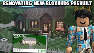 RENOVATING the NEW BLOXBURG $52K PREBUILT HOUSE