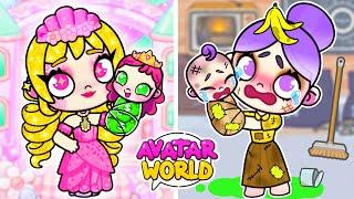 POOR Babysitter vs RICH Babysitter in AVATAR WORLD | Toca Life World