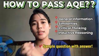 TIPS ON HOW TO PASS AQE | New Set of Question 2024 | Army Qualifying Exam