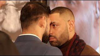 HEATED! - KHAN v BROOK (FIRST EVER HEAD TO HEAD) / TEMPERS FLARE AS SECURITY FORCED TO SEPARATE THEM