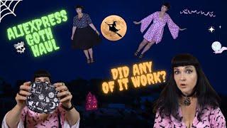 GOTH ON A BUDGET - 1ST ALIEXPRESS HAUL - IS IT WORTH IT?! GOTH FASHION +  STUFF  HAUL - AUG 2022