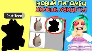 Новый ПИТОМЕЦ!! Хочешь увидеть? Секретное видео , игра адопт ми роблокс. roblox