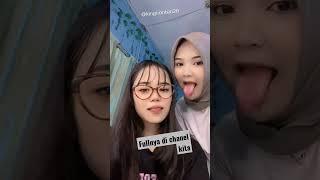 Dera angela live bareng ica #tiktok #jilbab