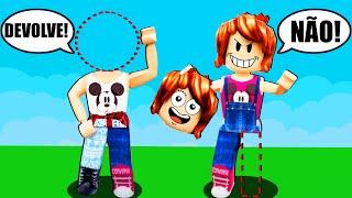 ROUBARAM MINHA PERNA no ROBLOX (Collect The Body)