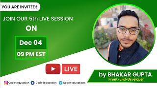 Join Our 5th Live Session @code4education