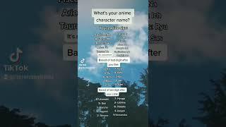 What's your name!? #shorts #tiktok #anime #name #viral #youtube #trending #fyp #foryoupage #foryou