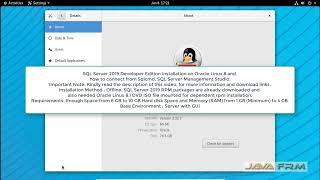 How to install SQL Server 2019 on Oracle Linux 8 and connect from SQL Server Management studio