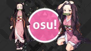 + Nezuko - a cutie demon v1.0 [DT] + by Nikstrim [osu! skin showcase]